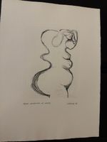 Lithographie « cachez-moi la vérité » 28/100 F. Simonin